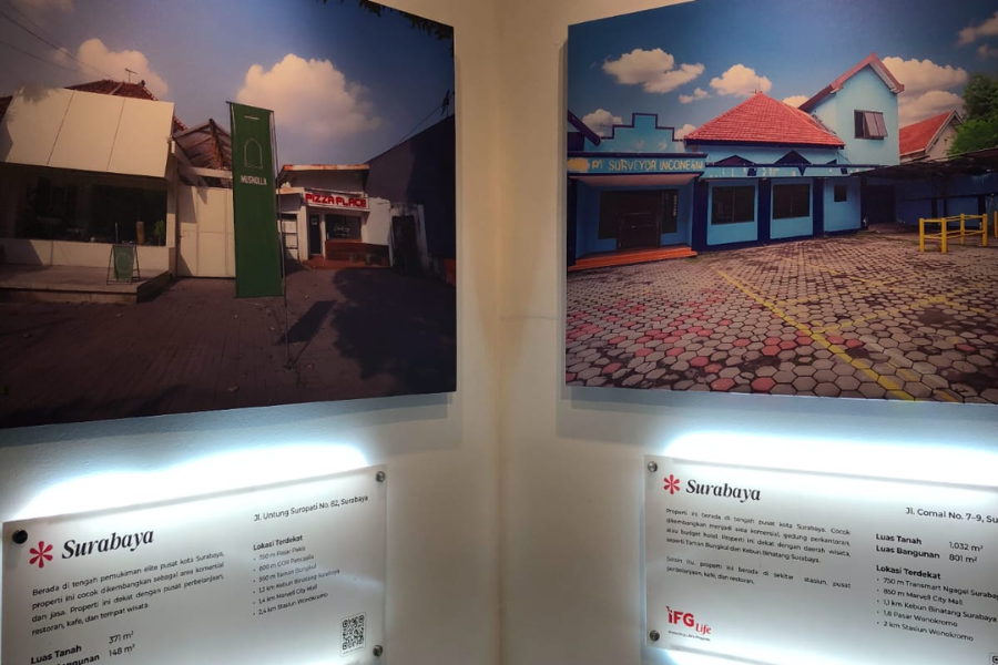 Tampilan Aset Propert i IFG Life di Pameran Gedung Singa Surabaya, Foto: Dokumentasi Pribadi / Gracely Rictharya Ndun